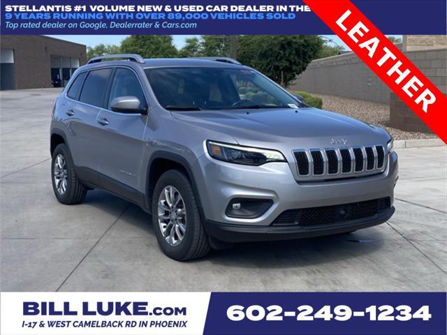 used 2021 Jeep Cherokee car, priced at $23,373