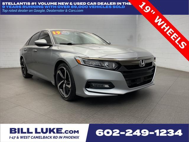 used 2019 Honda Accord car, priced at $21,573