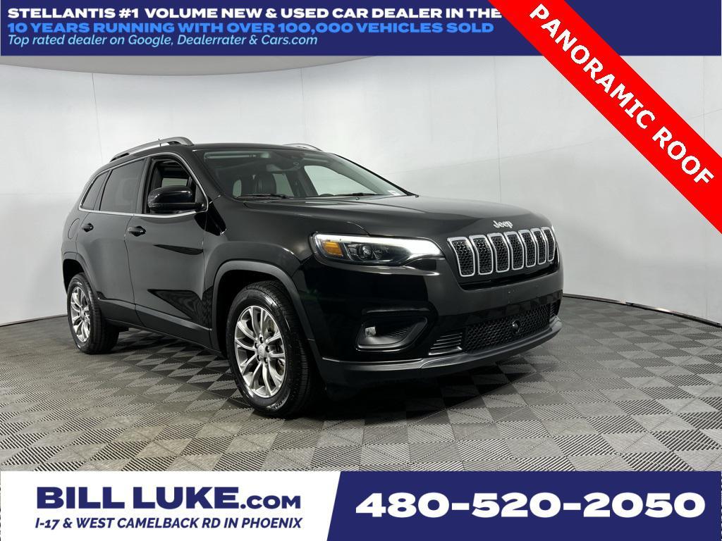 used 2021 Jeep Cherokee car, priced at $18,973