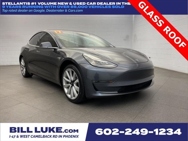 used 2017 Tesla Model 3 car, priced at $20,573