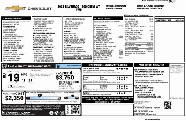 used 2023 Chevrolet Silverado 1500 car, priced at $33,973