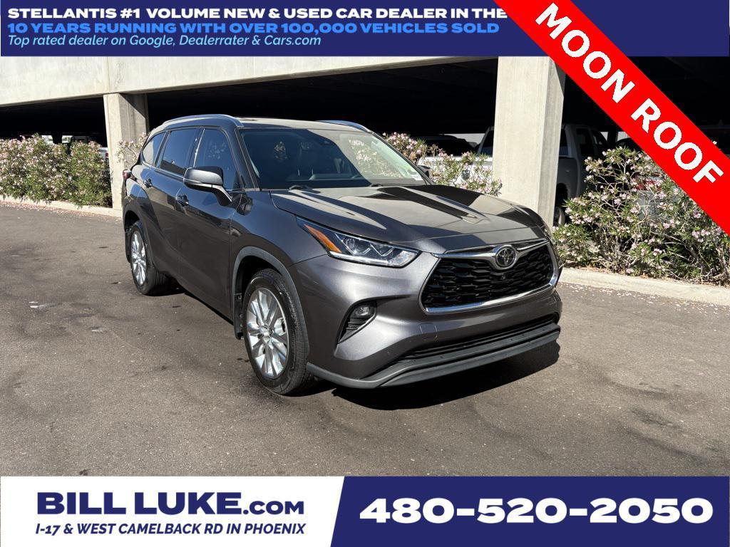used 2021 Toyota Highlander car, priced at $32,973