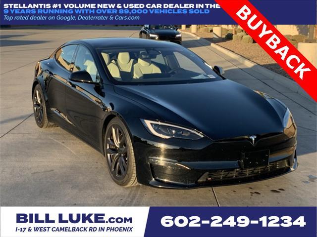 used 2023 Tesla Model S car, priced at $55,075