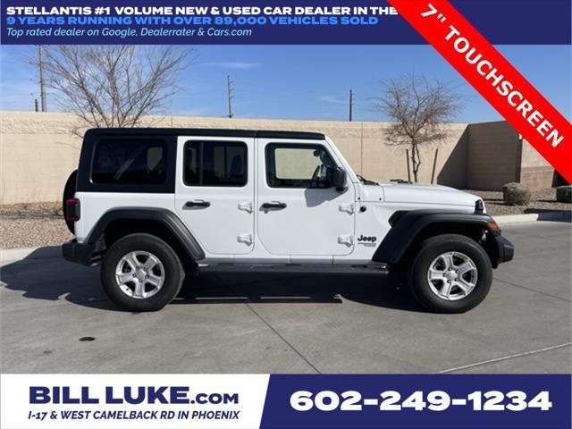 used 2021 Jeep Wrangler Unlimited car, priced at $31,973