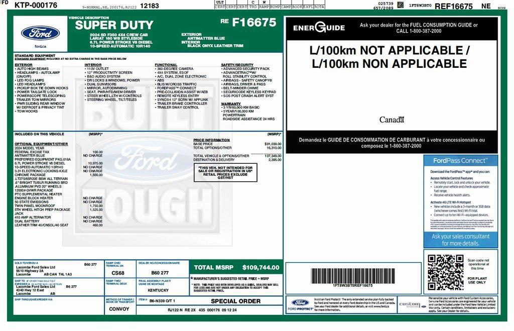 used 2024 Ford F-350 car, priced at $73,973
