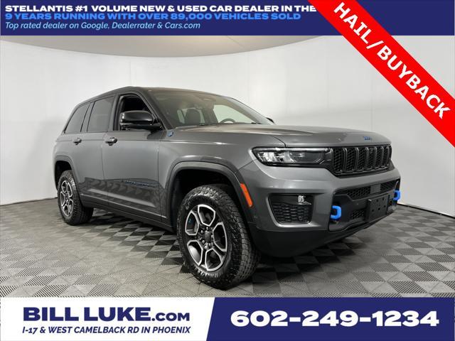 used 2022 Jeep Grand Cherokee 4xe car, priced at $37,375