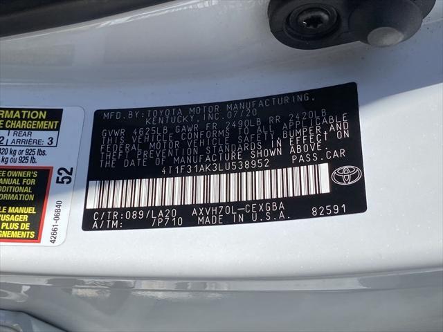 used 2020 Toyota Camry Hybrid car, priced at $19,973