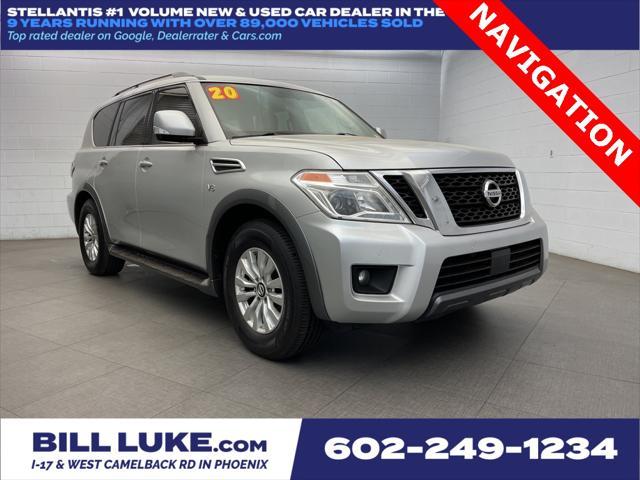 used 2020 Nissan Armada car, priced at $18,973