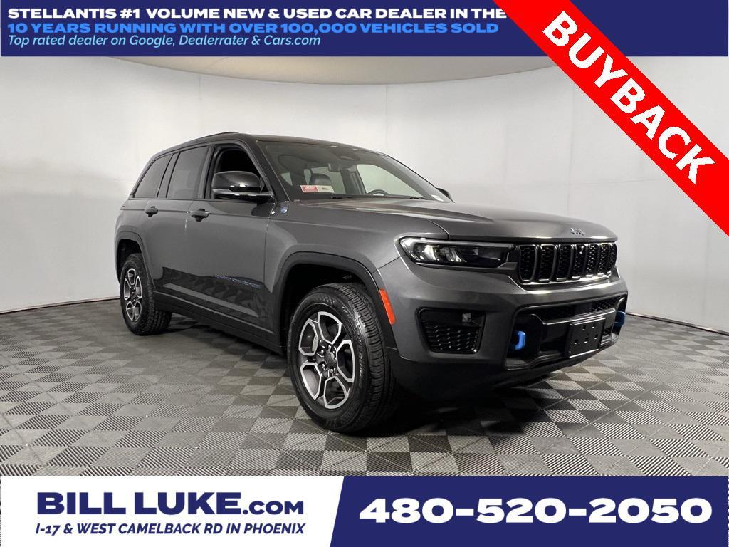 used 2022 Jeep Grand Cherokee 4xe car, priced at $30,875