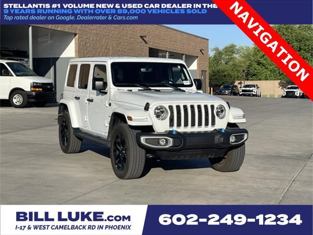 used 2022 Jeep Wrangler Unlimited 4xe car, priced at $33,873