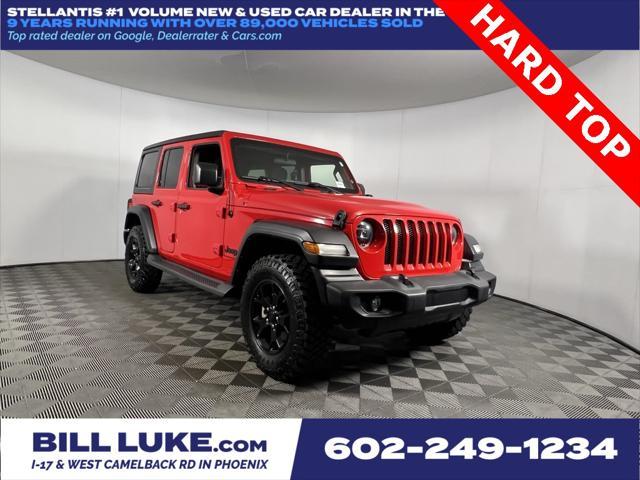 used 2023 Jeep Wrangler car, priced at $34,573