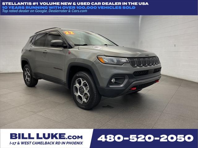used 2022 Jeep Compass car, priced at $23,673