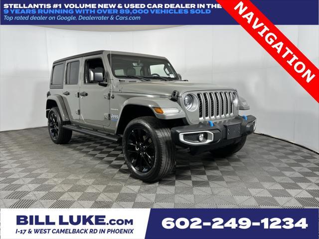 used 2023 Jeep Wrangler 4xe car, priced at $29,773