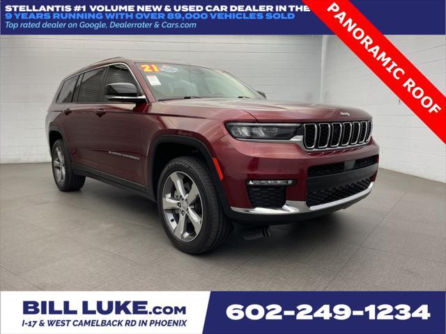 used 2021 Jeep Grand Cherokee L car, priced at $38,573