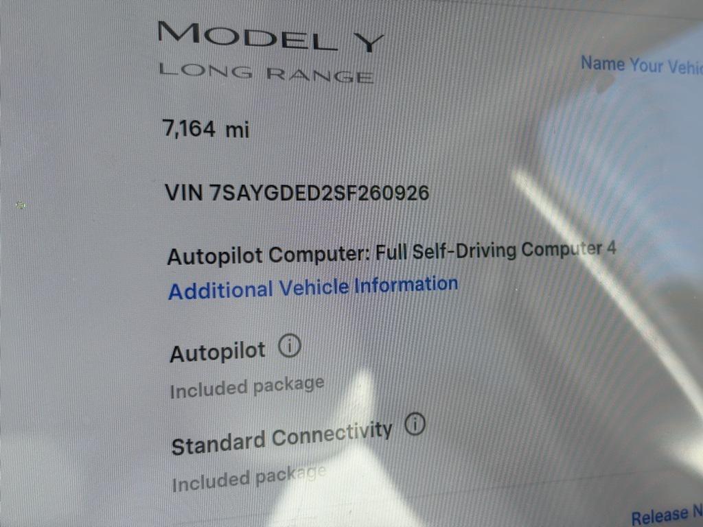 used 2025 Tesla Model Y car, priced at $39,573