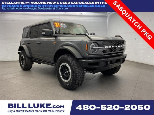 used 2021 Ford Bronco car, priced at $50,573
