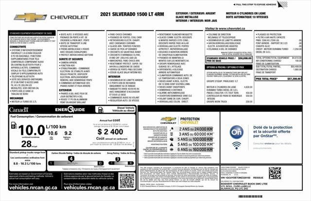 used 2021 Chevrolet Silverado 1500 car, priced at $33,973