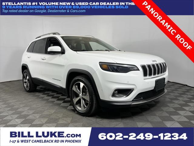 used 2021 Jeep Cherokee car, priced at $25,473