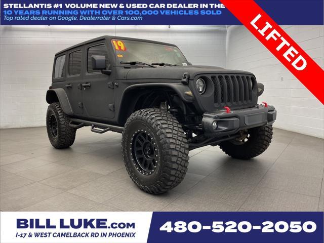 used 2019 Jeep Wrangler Unlimited car, priced at $32,573