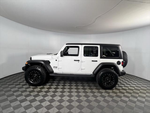 used 2021 Jeep Wrangler Unlimited car, priced at $33,273