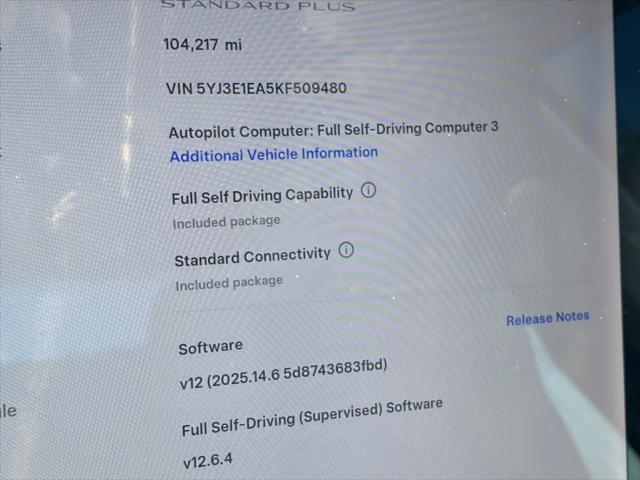 used 2019 Tesla Model 3 car, priced at $16,973