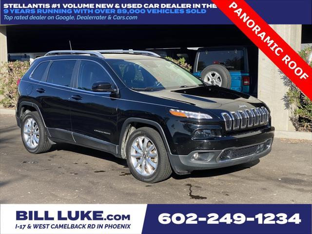 used 2017 Jeep Cherokee car, priced at $13,973