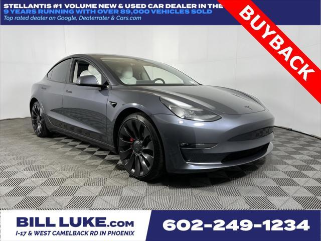 used 2023 Tesla Model 3 car, priced at $30,975