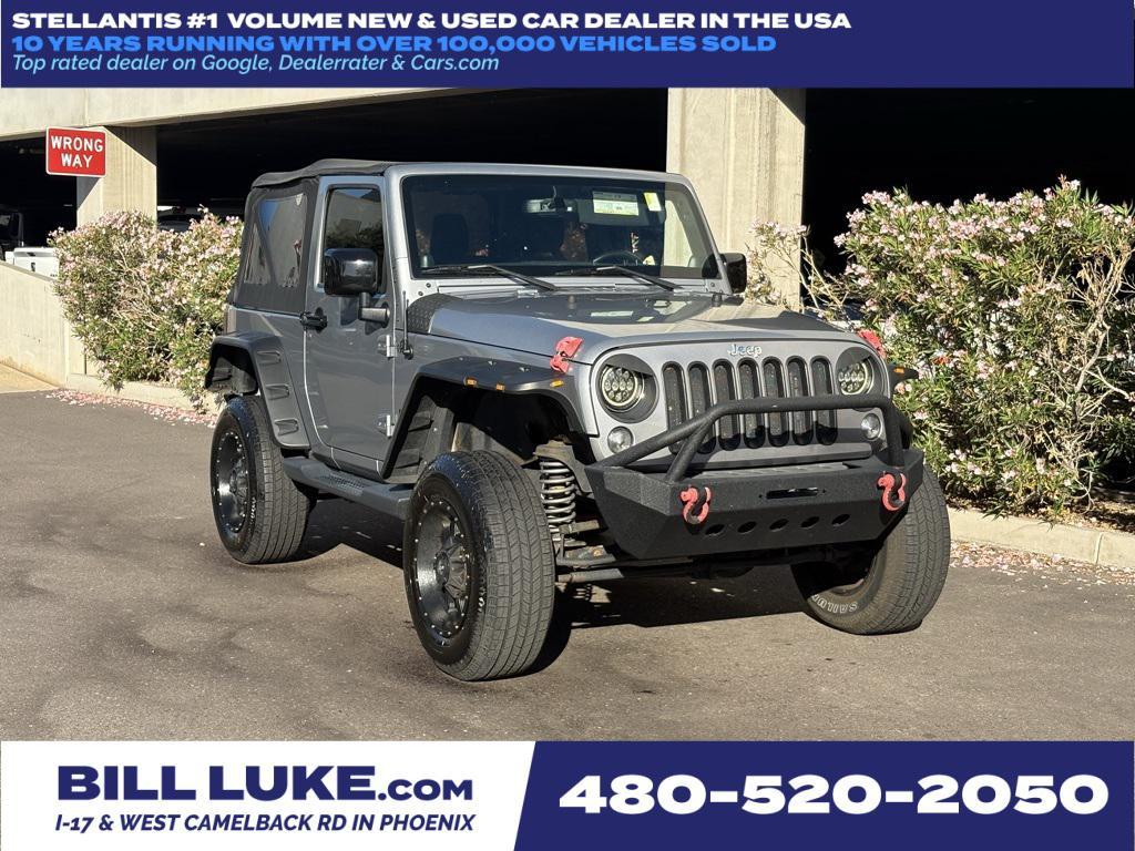 used 2014 Jeep Wrangler car, priced at $17,973