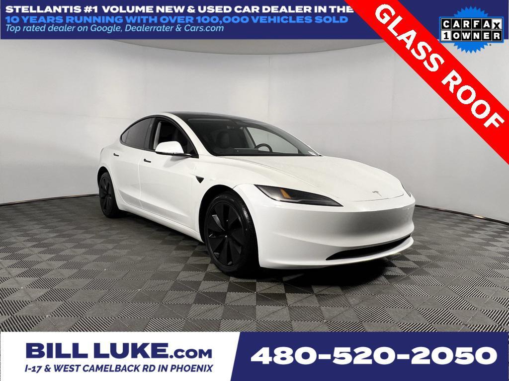 used 2024 Tesla Model 3 car, priced at $31,973