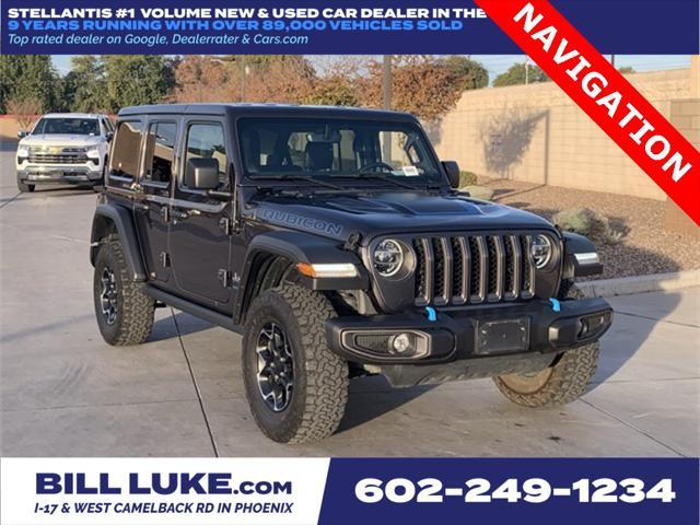 used 2021 Jeep Wrangler Unlimited 4xe car, priced at $33,273