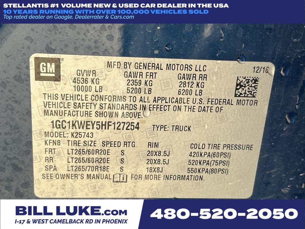 used 2017 Chevrolet Silverado 2500 car