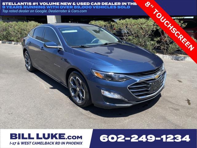 used 2022 Chevrolet Malibu car, priced at $18,573