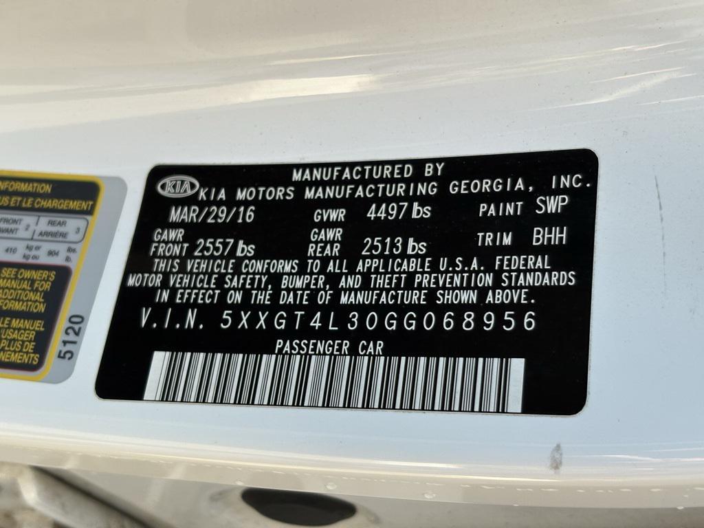 used 2016 Kia Optima car, priced at $9,673