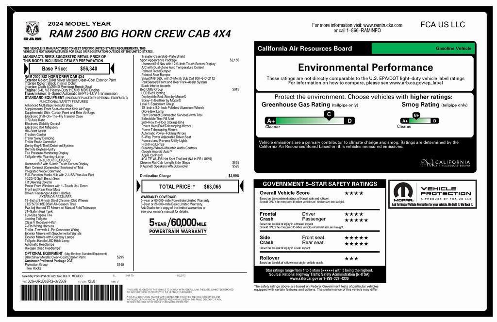 used 2024 Ram 2500 car, priced at $36,573