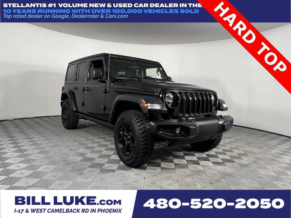 used 2021 Jeep Wrangler Unlimited car, priced at $30,573