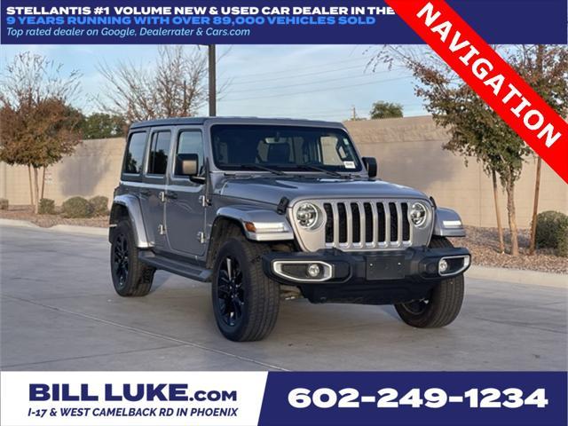 used 2021 Jeep Wrangler Unlimited 4xe car, priced at $28,573