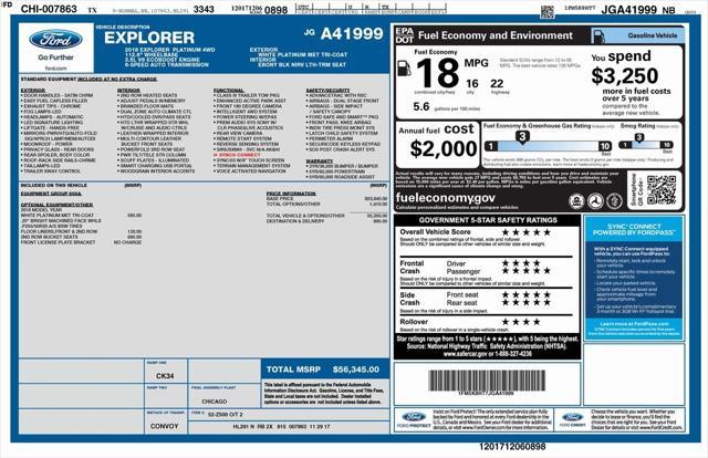 used 2018 Ford Explorer car, priced at $23,573