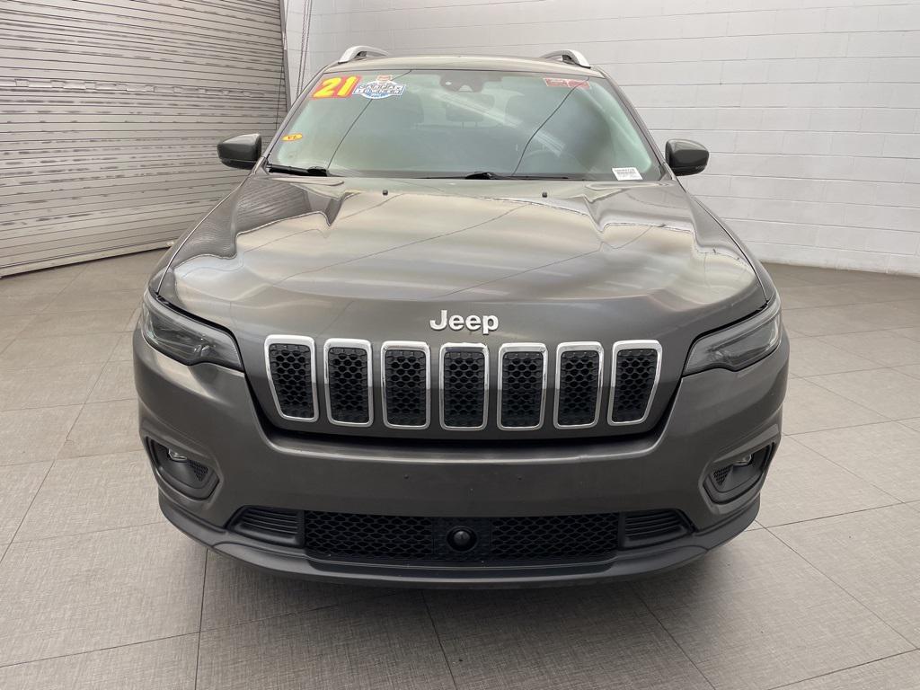 used 2021 Jeep Cherokee car, priced at $15,573