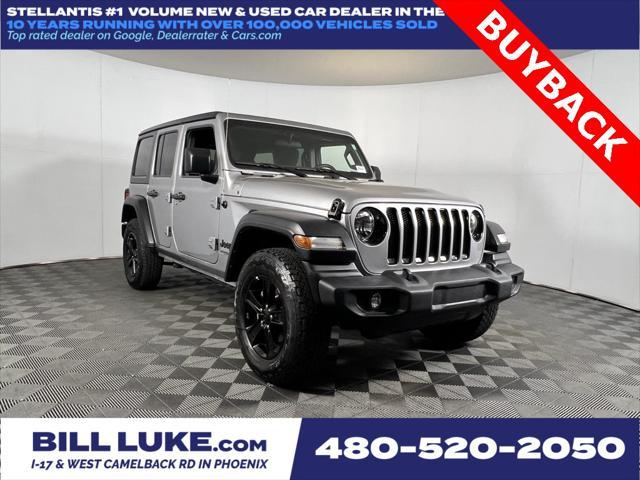 used 2021 Jeep Wrangler Unlimited car, priced at $29,675