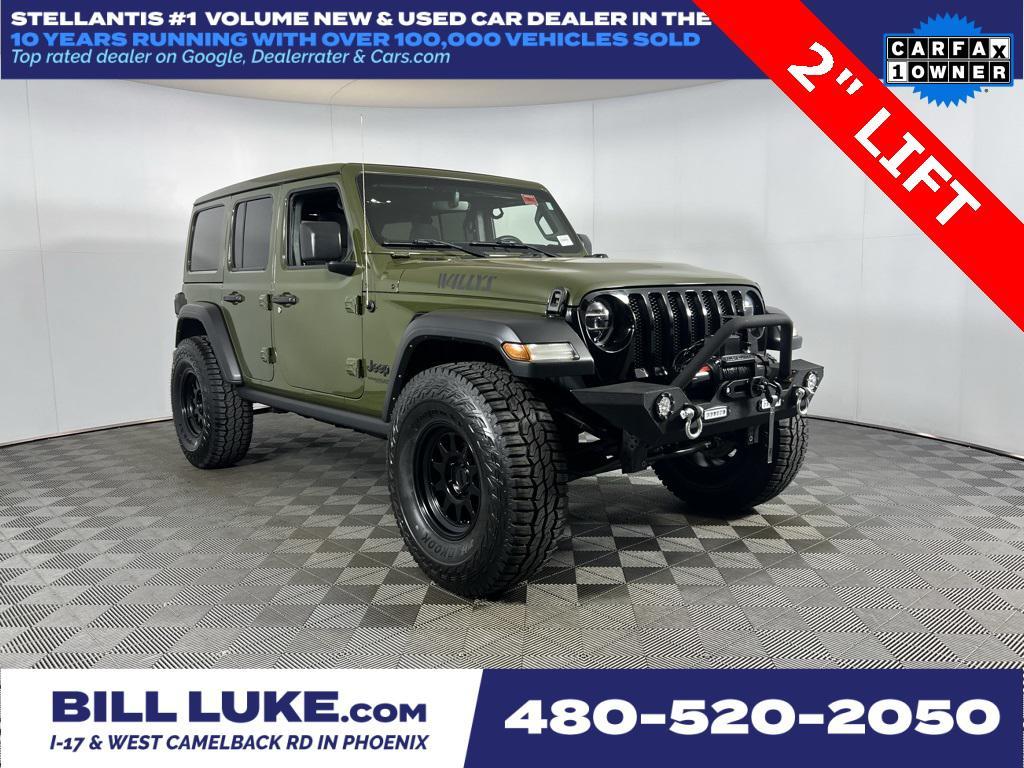 used 2021 Jeep Wrangler car, priced at $34,573