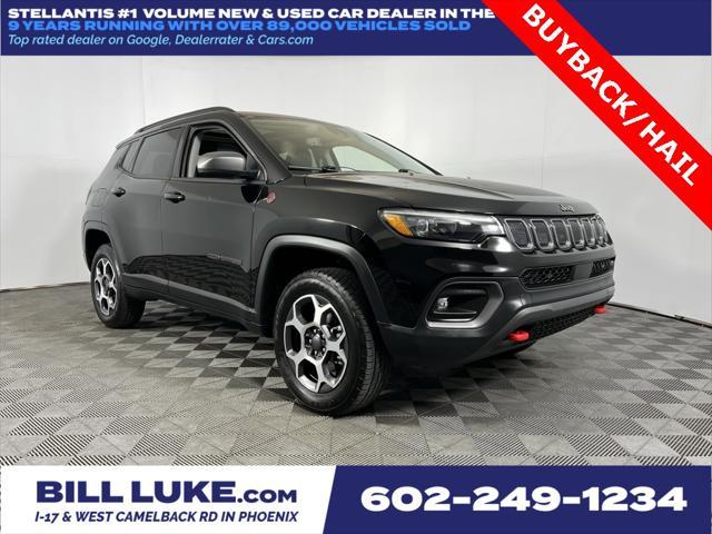 used 2022 Jeep Compass car, priced at $16,475