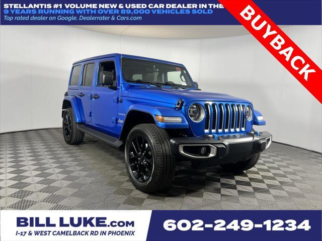 used 2022 Jeep Wrangler Unlimited car, priced at $33,275