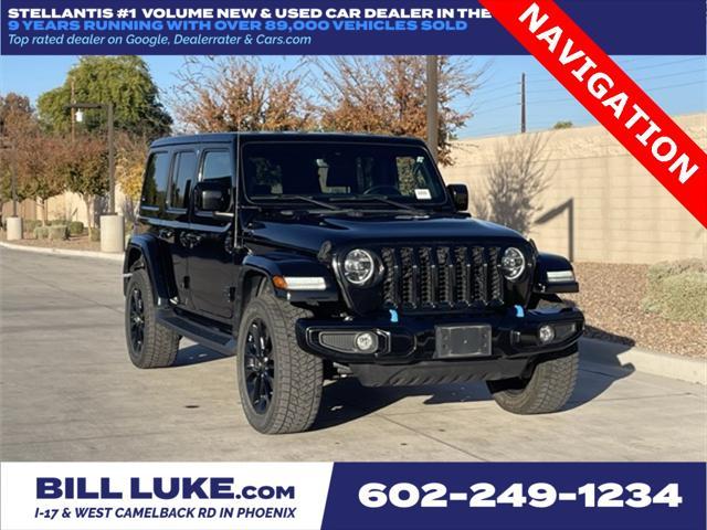 used 2021 Jeep Wrangler Unlimited 4xe car, priced at $27,573