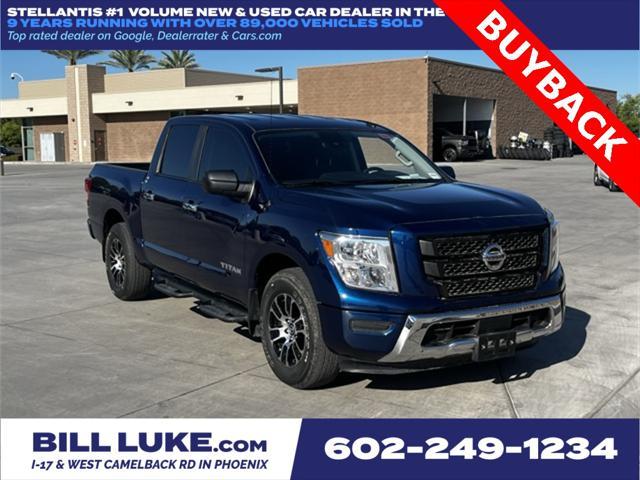 used 2021 Nissan Titan car, priced at $29,875