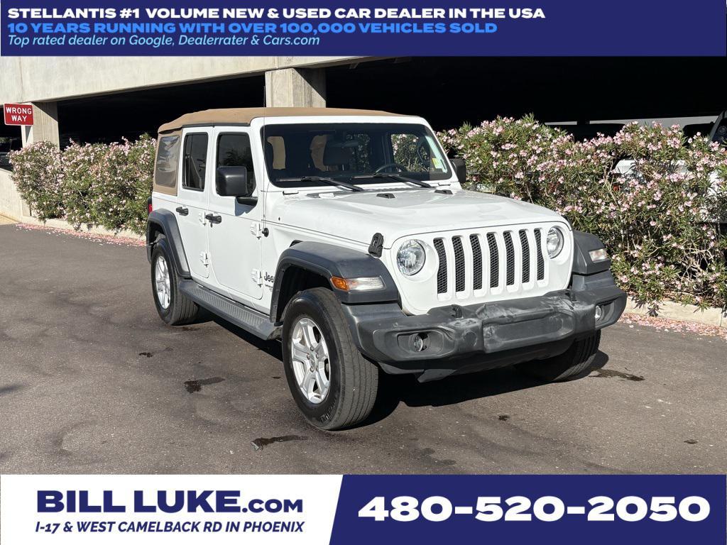 used 2019 Jeep Wrangler Unlimited car, priced at $18,975