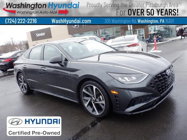 used 2021 Hyundai Sonata car, priced at $20,000