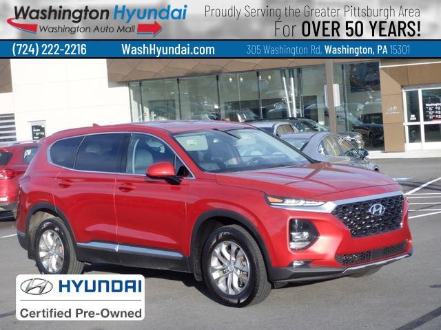 used 2020 Hyundai Santa Fe car, priced at $19,000