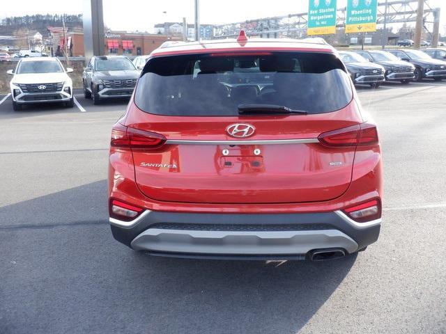 used 2020 Hyundai Santa Fe car, priced at $19,000