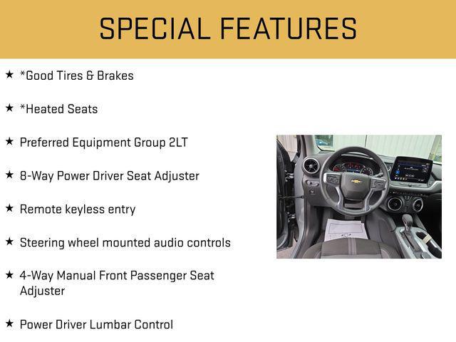 used 2025 Chevrolet Blazer car, priced at $33,498