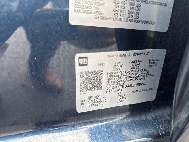 used 2021 Chevrolet Silverado 1500 car, priced at $32,875